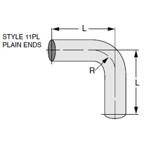 90 DEGREE ELBOW LONG