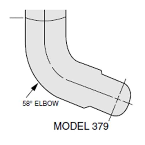 7"- 5" ELBOW 58 DEGREE TAPER