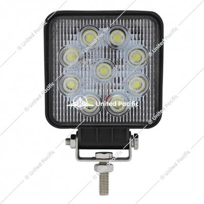 9 High Power LED Square Work Light - Flood