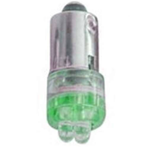 4 Micro LED 1893 Type Bulb - Green (2-Pack)