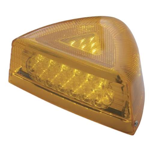 37 LED Turn Signal Light For 1987-2007 Peterbilt 379/378/357- Amber LED/Amber Lens