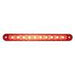 10 LED 6-1/2" Light Bar Only (Stop, Turn & Tail) - Red LED/Red Lens (Bulk)