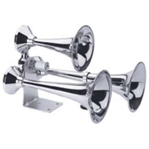 3 Trumpets "Classic" Chrome Train Horn