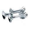 3 Trumpet "Deluxe" Chrome Train Horn