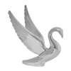 CR. BUGLER W/CR. SMALL WING HOOD ORNAMENT, 5-1/4"X5-1/4"