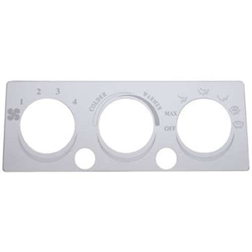 International A/C Heater Plate - 2 Button Openings