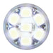 #194/168 WHITE 7-LED LIGHT BULBS, 12V, PAIR