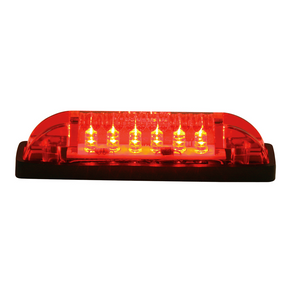 THIN LINE RED/RED 6-LED SEALED LIGHT