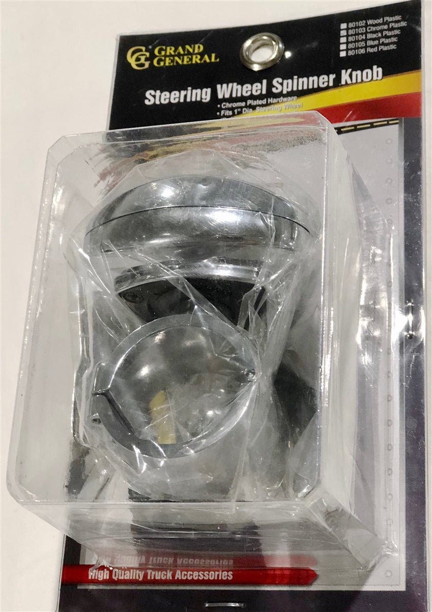 CR. PLASTIC STEERING WHEEL SPINNER KNOB