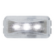 SMALL RECT. WHITE/CLEAR 3-LED UTILITY SEALED LIGHT