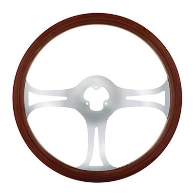 18" Chrome Blade Steering Wheel