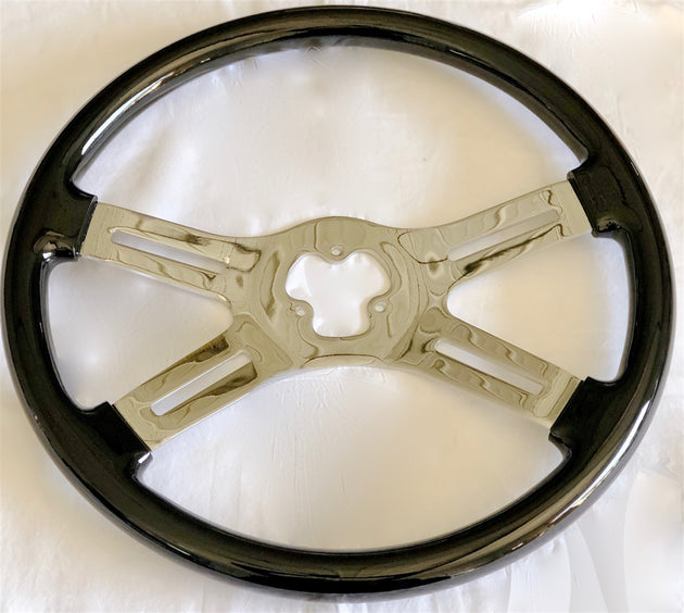 18" Carbon Black Steering Wheel