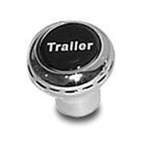 LARGE CR. ALUM. SCREW-IN KNOB W/BLACK TRAILER