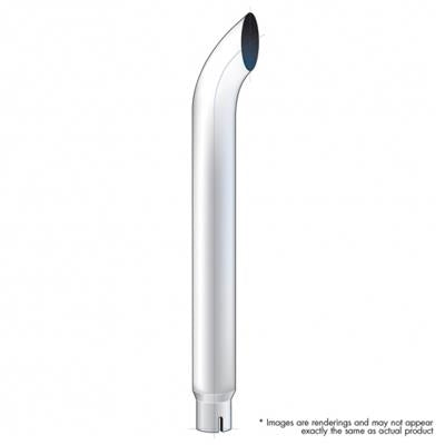 7" Curved Reduce To 5" I.D. Bottom Exhaust - 96" L