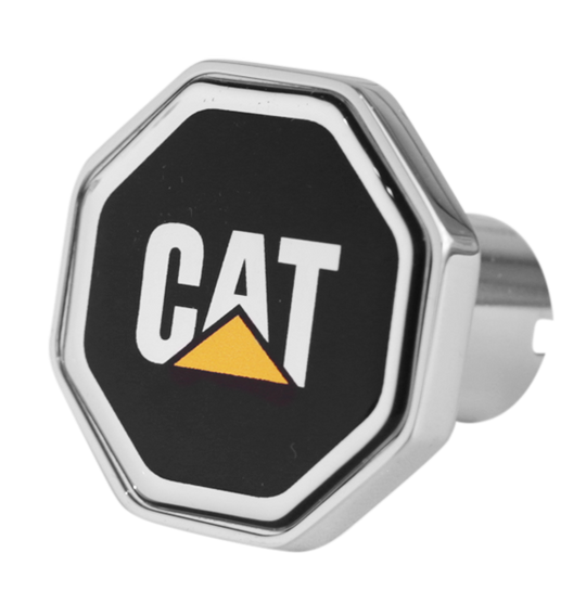 Caterpillar Logo Octagon Knob (190)