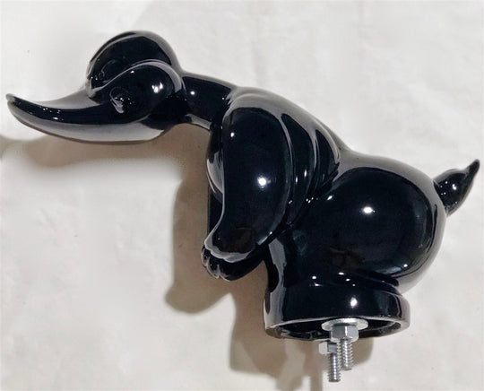 DUCK HOOD ORNAMENT, BLACK