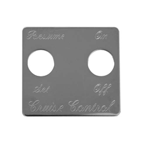 S/S SWITCH PLATE-CRU