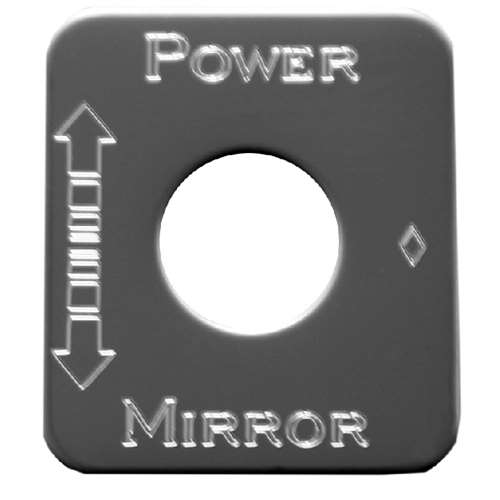 SWITCH PLATE POWER MIR.