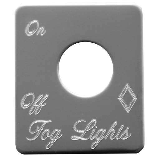 S/S SWITCH PLATE FOG LIGHTS