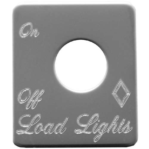 S/S SWITCH PLATE LOAD LIGHTS