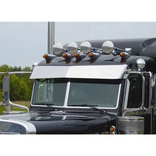 PB ULTRACAB W/CAB MNTD MIRS REGULAR DROP BOW-TIE VISOR, '05+