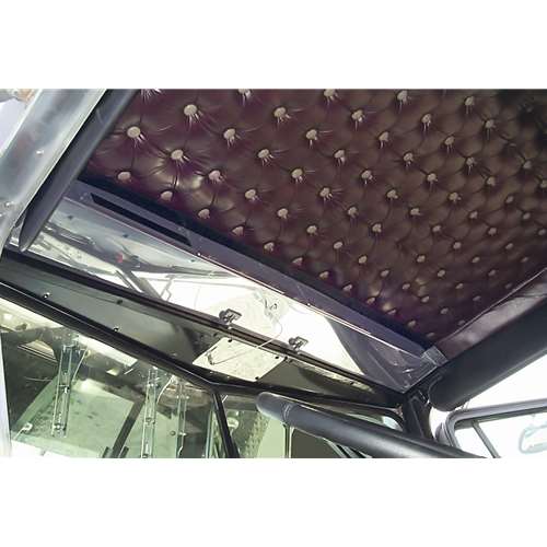 KW FLAT TOP HEADLINER W/STORAGE POCKET COVERS, 1995-2004