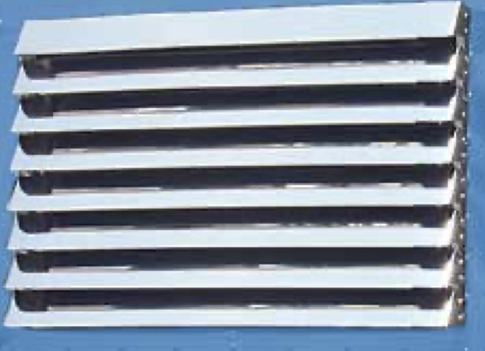 KW LOUVER-STYLE SLEEPER REAR WINDOW SHADE (8 LOUVERS)