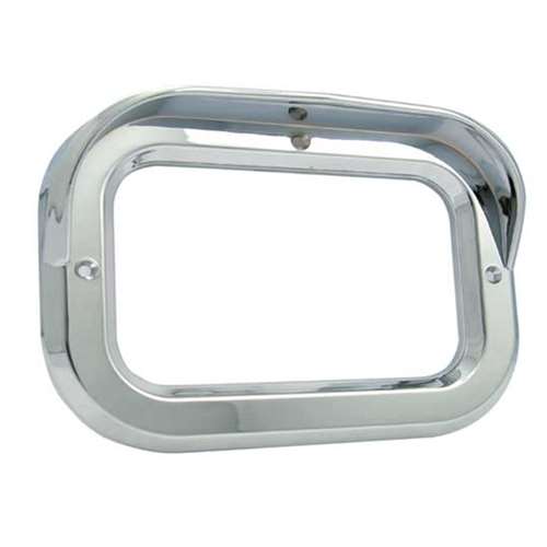 CHROME PLASTIC SQUARE BEZEL