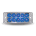 2" X 6" DUAL REVOLUTION RED MARKER TO BLUE AUXILIARY LED TRAILER LIGHT