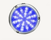 Chrome Interior LED Dome Light W/ Dual Function 6 Colors