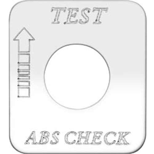 FREIGHTLINER FLD/CLASSIC TEST ABS CHECK SWITCH PLATE