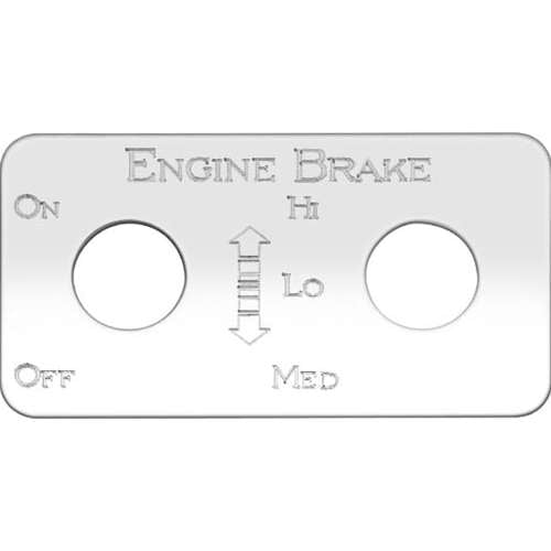 SWITCH PLATE S/S ENGINE BRAKE