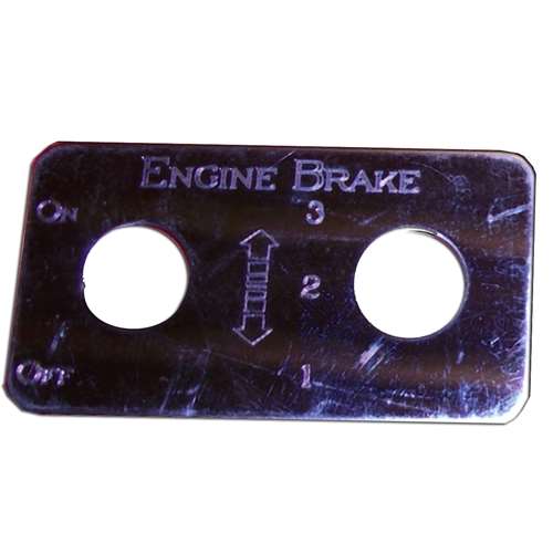 KW S/S SWITCH PLATE ENGINE BRA