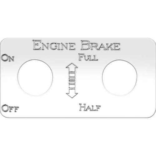 KW S/S SWITCH PLATE ENGINE BRA