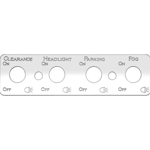 KW S/S SWITCH PLATE (BCU)  CLE