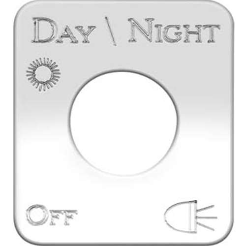 S/S SWITCH PLATE DAY/NITE LITE