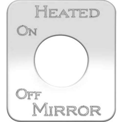 S/S SWITCH PLATE HEATED MIRROR