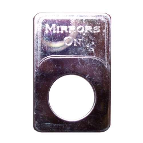 S/S INDICATOR LIGHT PLATE MIRR