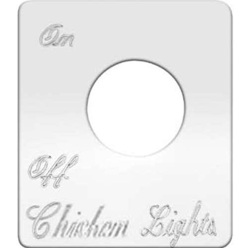 S/S SWITCH PLATE CHICKEN LIGHT