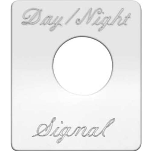 S/S SWITCH PLATE DAY/NIGHT SIG