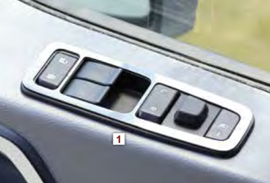 PB 567/579 INTERIOR POWER WINDOW TRIMS HEAT/MOTO MIR